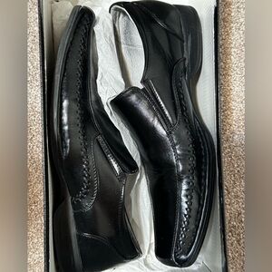 Steven Madden Black Men's Loafer Dress Shoes